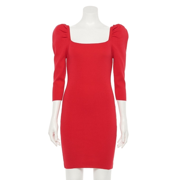 FashionSierra - Women Knitted Sweater Bodycon Dress New Ladies Casual V-neck Button Autumn Winter Elegant Women Jumper Dress main image 1